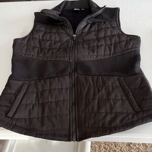 Fila Black Quilted Vest
